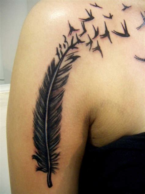 Feathers Birds Tattoo