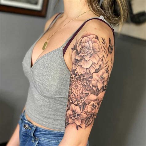 20 Female Half Sleeve Tattoo Design Ideas