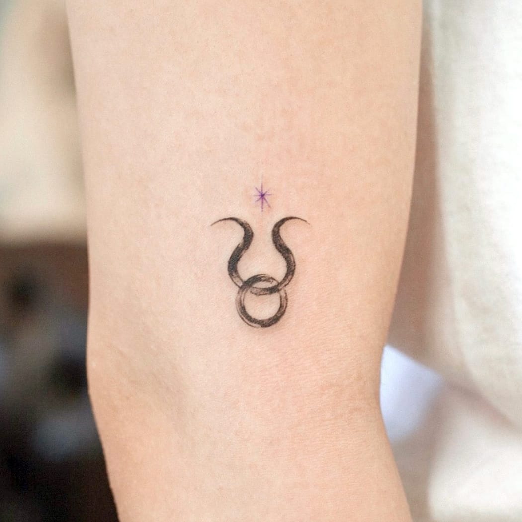 7 Delicate Feminine Taurus Tattoo Ideas