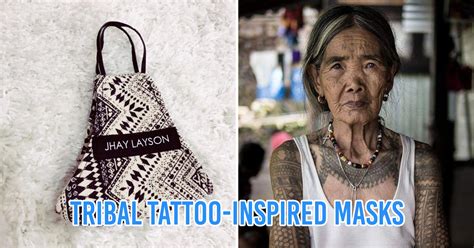 Filipino Designer Produces Tribal Tattoo Inspired Face Masks