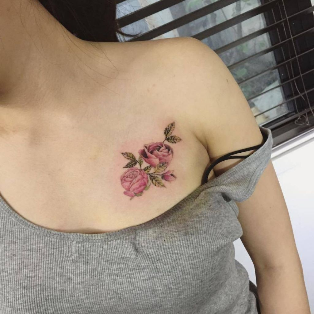 10 Exquisite Flower Chest Tattoo Designs to Inspire