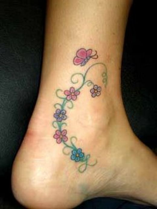 Flower Tattoo Vine Design Ideas and Inspiration