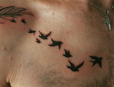 Flying Bird Tattoo Designs For Men