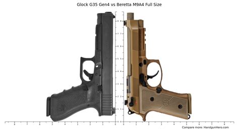 Fn Five Seven Vs Beretta M9a4 Full Size Size Comparison Handgun Hero