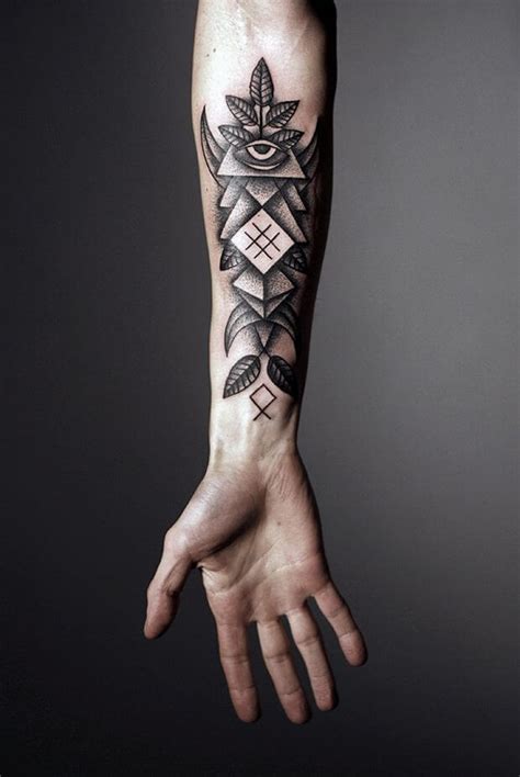 Forearm Geometric Tattoo Images The Style Inspiration