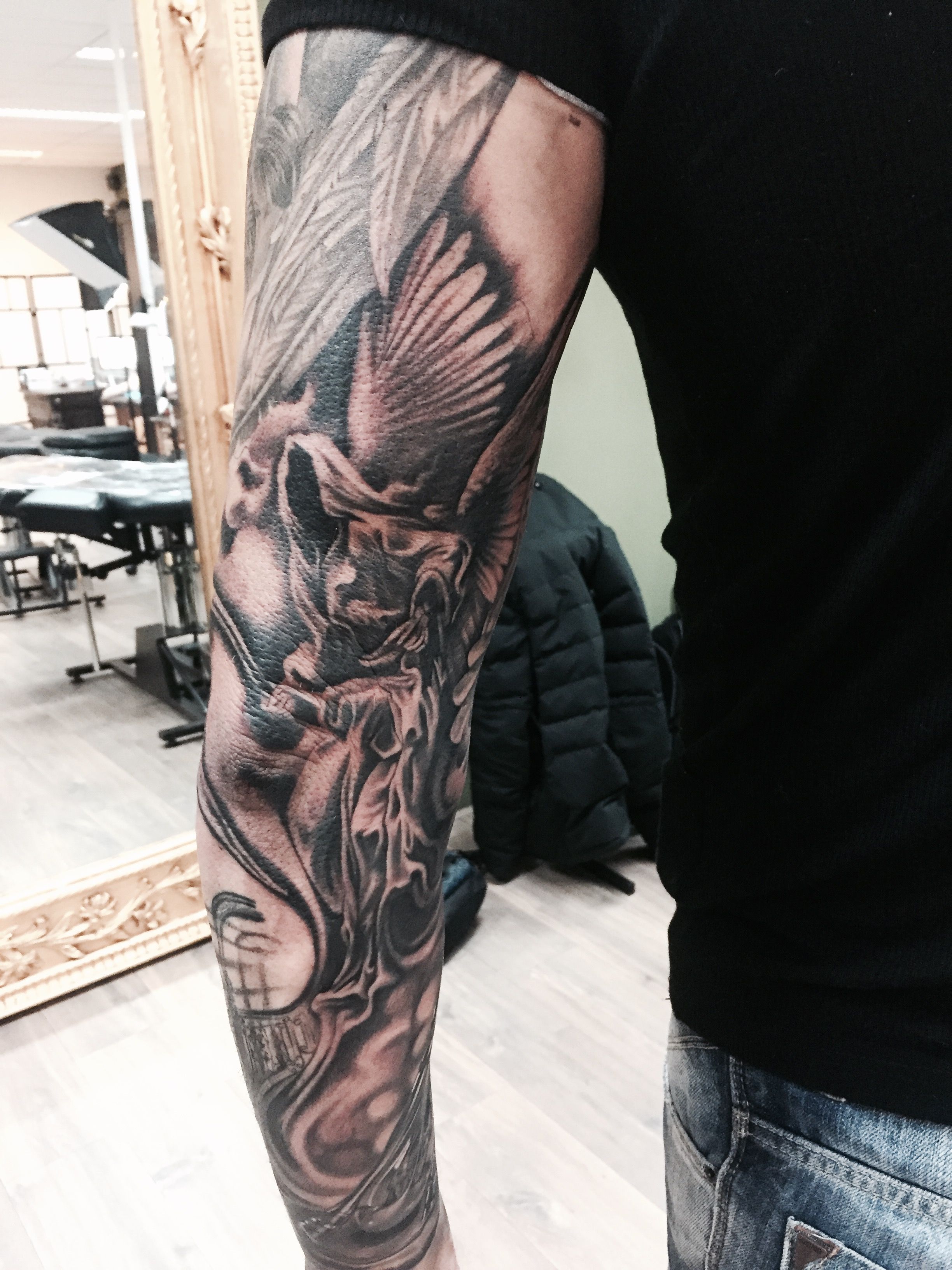 Forearm Grim Reaper Tattoo