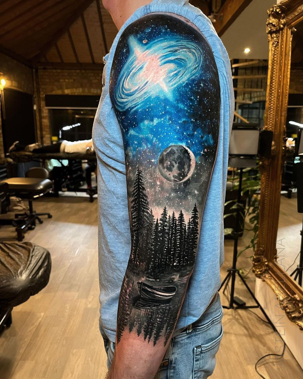 Galaxy Tattoo Ideas to Take Your Breath Away