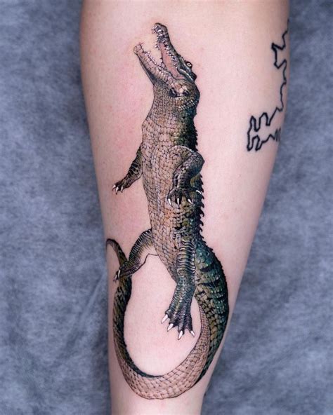 10 Unique Gator Tattoo Designs