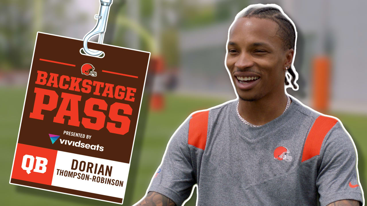 Getting To Know New Browns Qb Dorian Thompson Robinson Backstage Pass Cleveland Browns