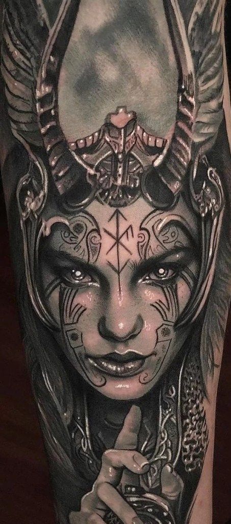 Goddess of War Tattoo Designs and Meaning Explained