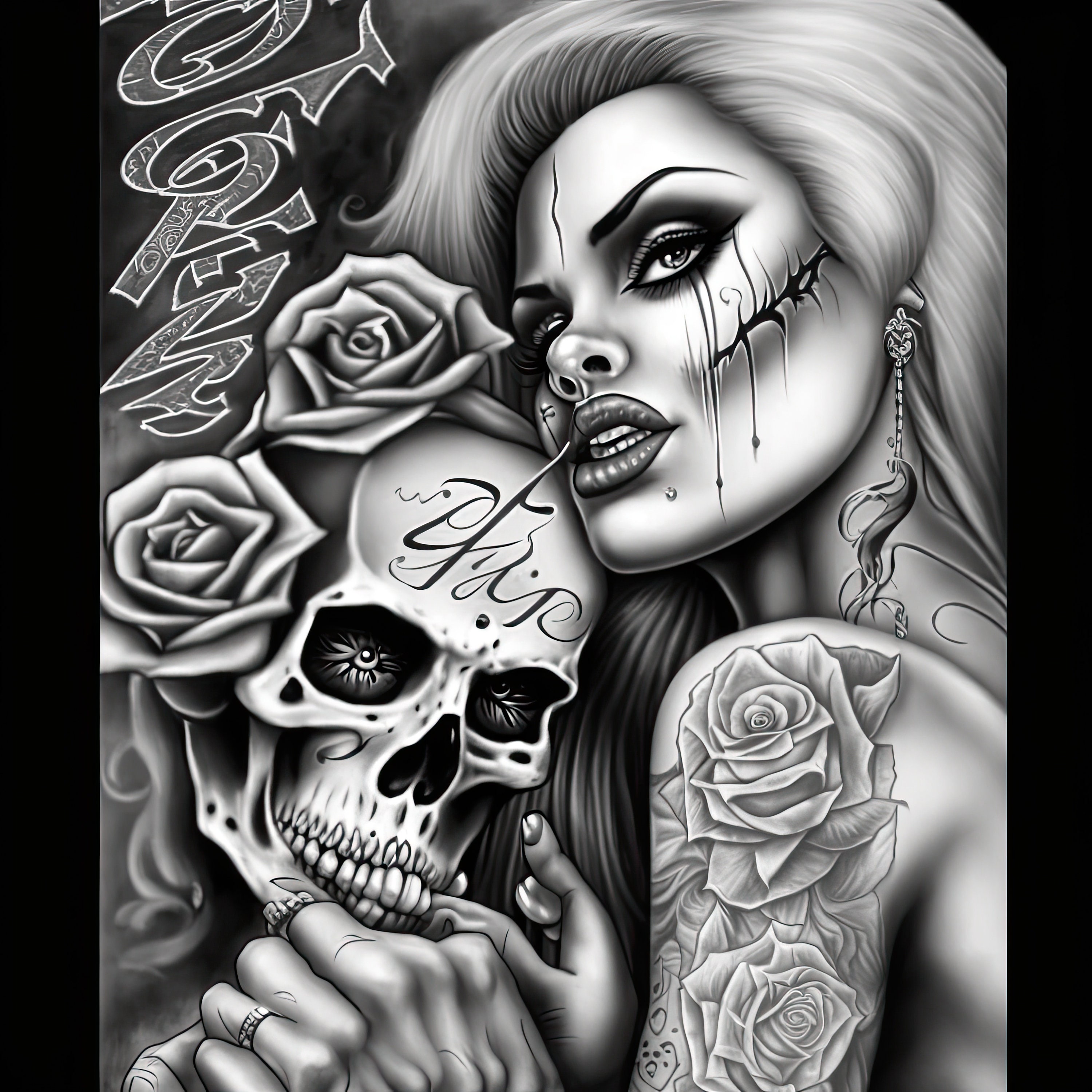 Good Times Y Bad Times Chicano Art Chicano Drawings Chicano Art Tattoos