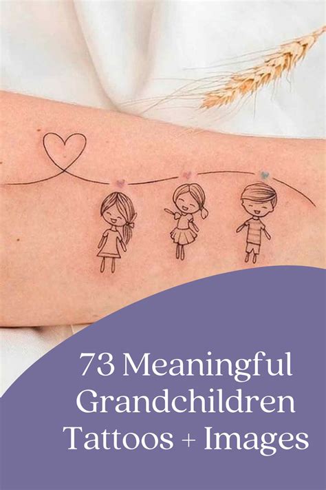 Grandkids Tattoo Designs That Grandparents Will Love