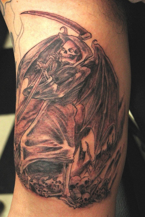 Grim Reaper Tattoos Designs Ideas And Meaning Tattoos For You Half