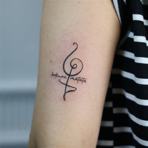 Hakuna Matata Tattoo: A Symbol of Carefree Spirit