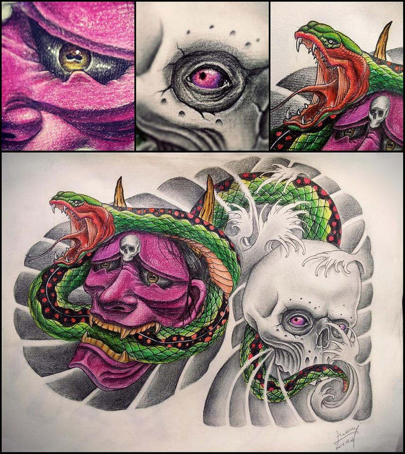 15 Unique Half Chest Tattoo Design Ideas