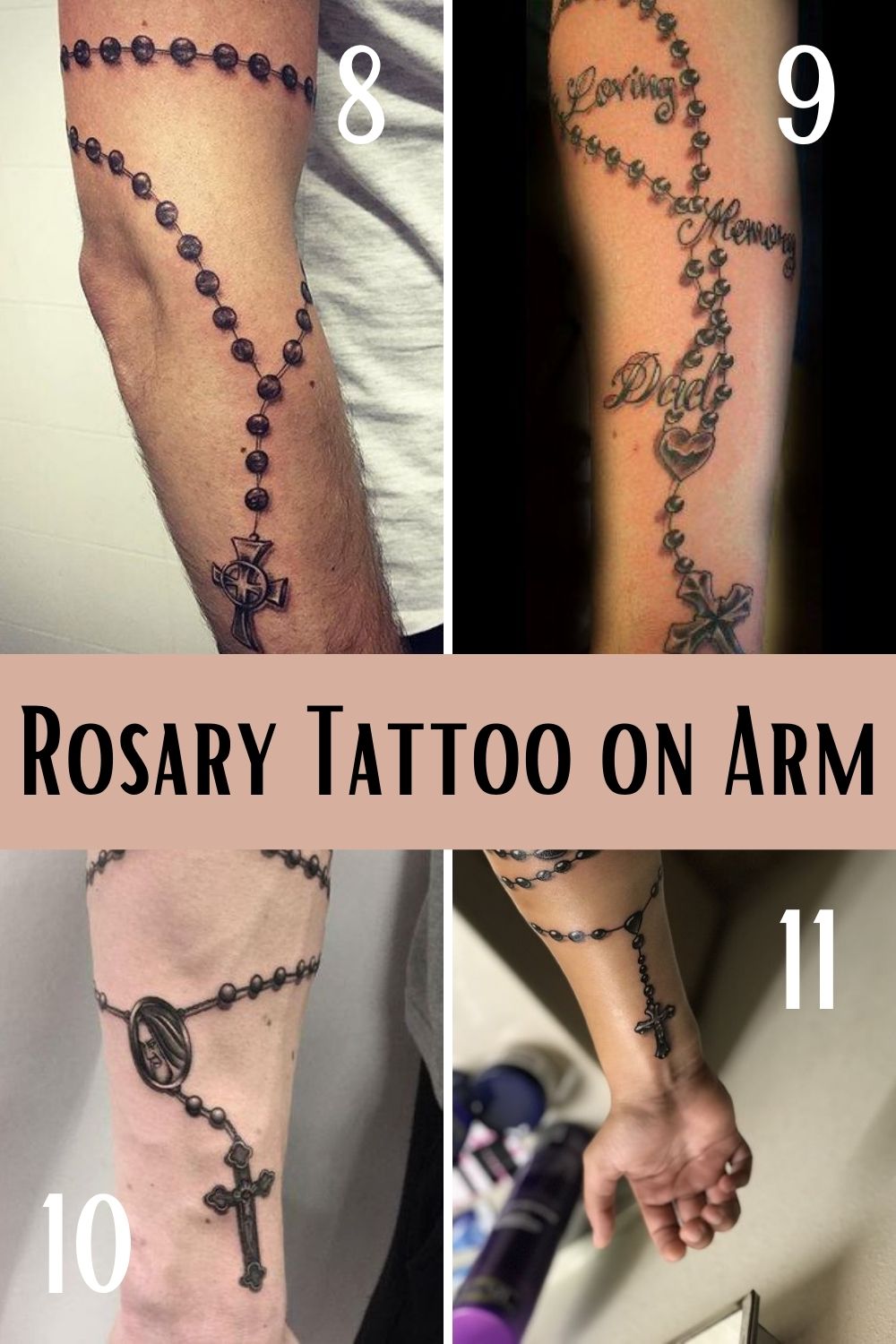 10 Unique Hands and Rosary Tattoo Designs and Meanings