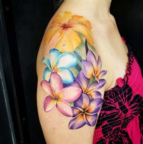 Hawaiian Tattoo Flowers Designs and Meanings