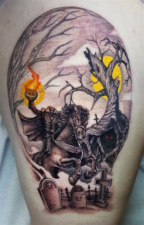 Headless Horseman Tattoo Designs and Meanings