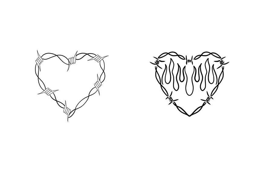 7 Ways to Interpret Heart and Barbed Wire Tattoos