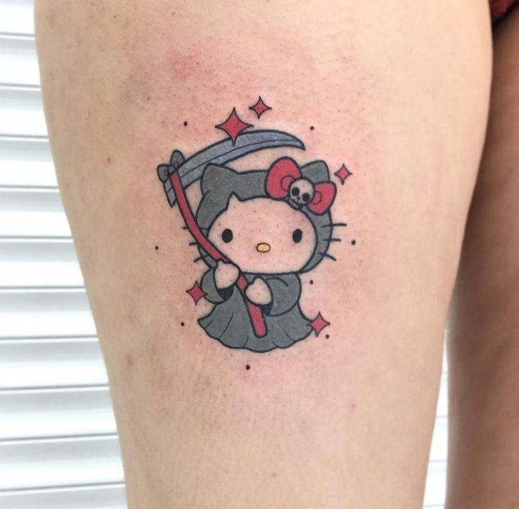 Hello Kitty Tattoo Designs You'll Love