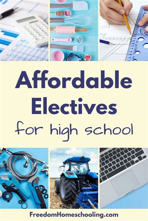 Homeschool Curriculum Affordable High School Electives