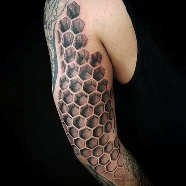 Honeycomb Tattoo Designs: Symbolism and Style Inspiration