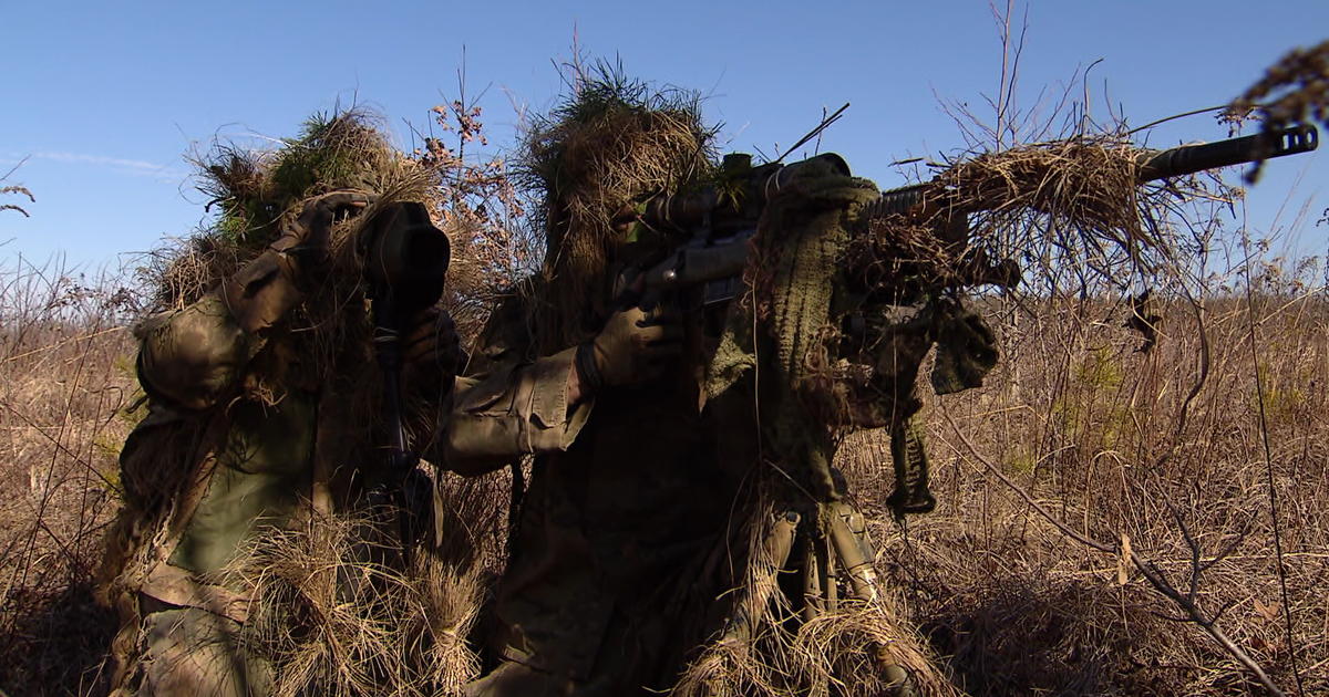 How Marine Snipers Are Trained Cbs News