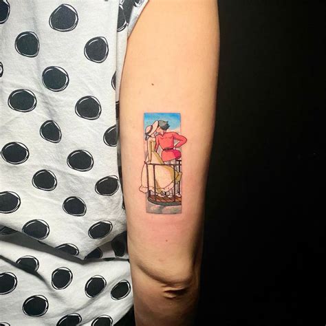 Howl S Moving Castle Tattoo Located On The Tricep