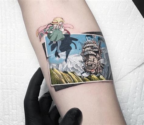 Howl's Moving Castle Tattoo Designs and Inspirations