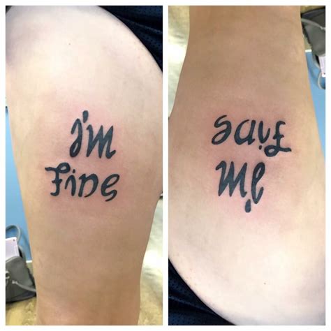 7 Ways to Get an I'm Fine Save Me Tattoo