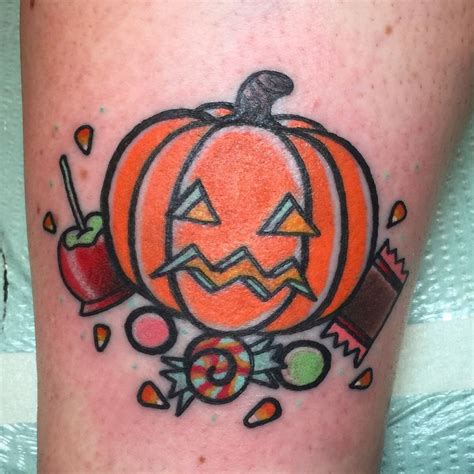 Jack O Lantern Tattoo Jenn Small 510 Expert Tattoo Charlotte Nc