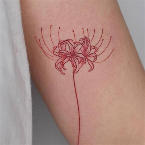 Japanese Spider Lily Tattoo