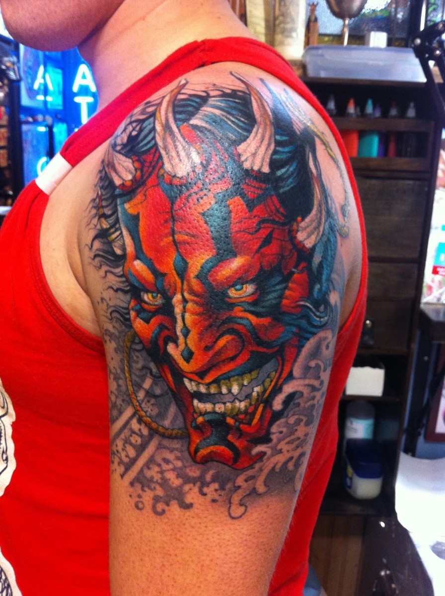 Japanese Tattoo Hannya Mask Meaning