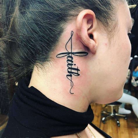 Jesus Tattoo Side of Neck Designs and Meaning