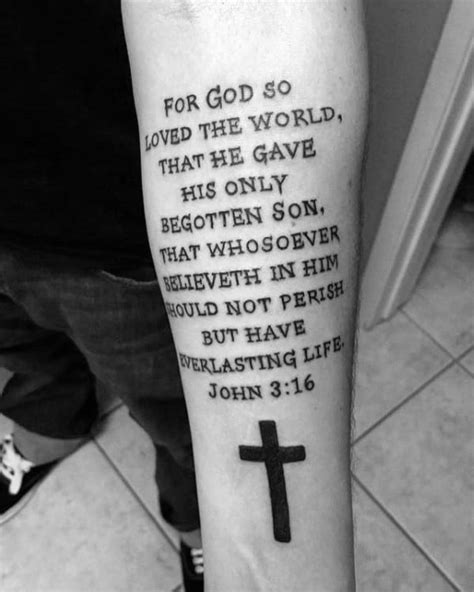 The Meaning of John 3 16 Tattoo Designs