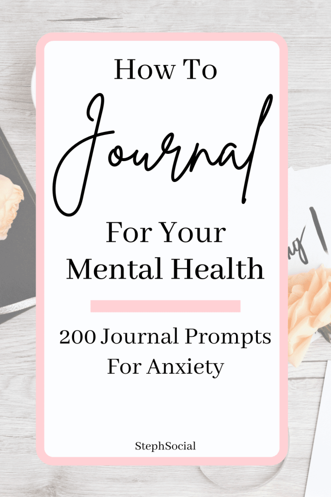 Journaling Prompts For Mental Health - Health Care