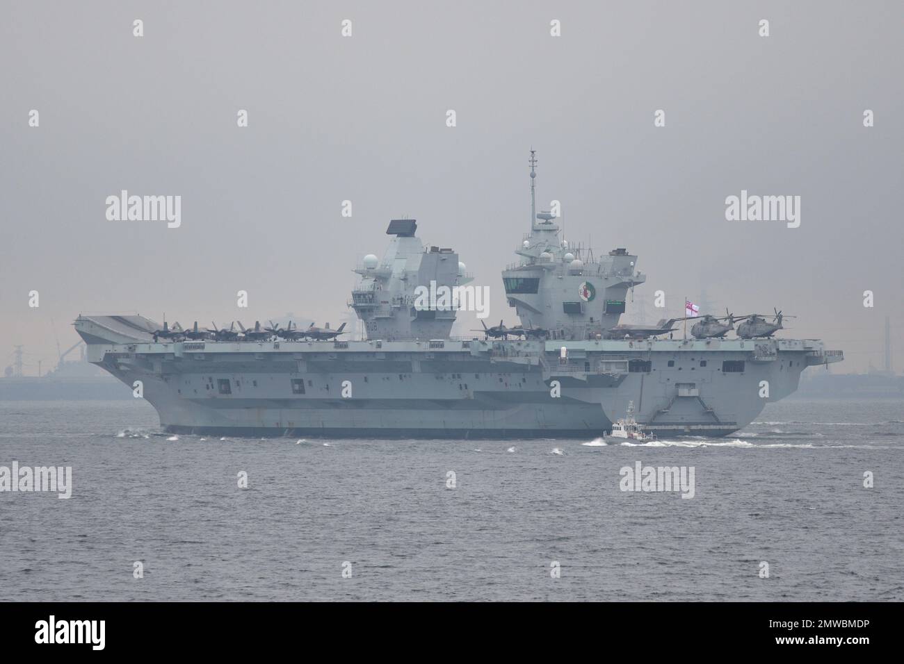 Kanagawa Prefecture Japan September 04 2021 Royal Navy Hms Queen