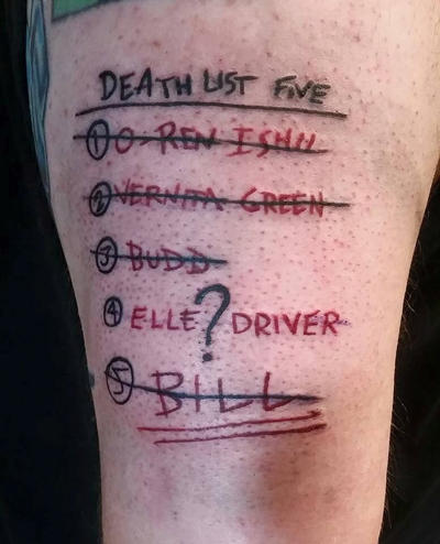 Kill Bill Tattoo Design Inspiration and Meaning Explained