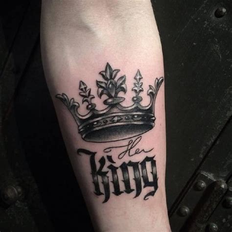 King Crown Tattoo Designs for Royal Style Inspiration