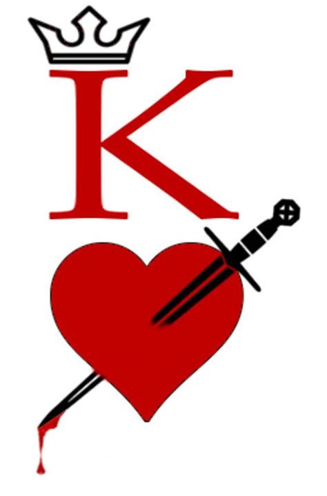 King Of Hearts Tattoo Clipart Best