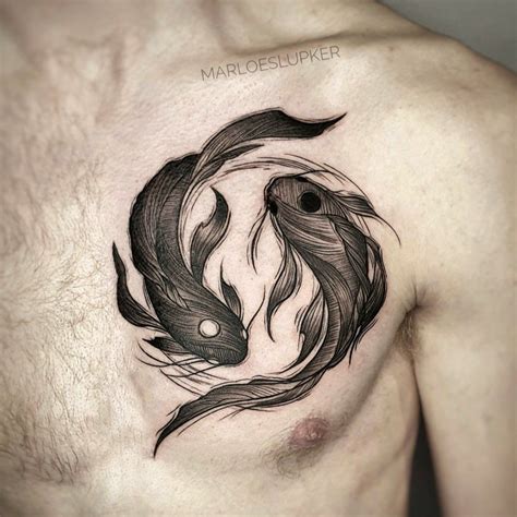 5 Meaningful Koi Yin Yang Tattoo Designs