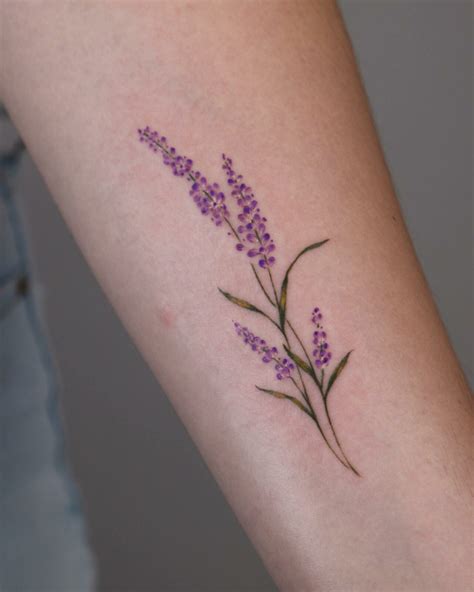 7 Lavender Tattoo Designs to Inspire You