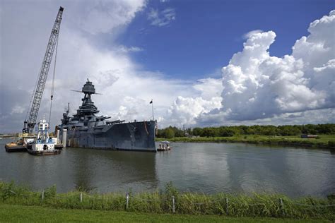 Leaky Battleship In Texas Begins Trip For 35M Repairs