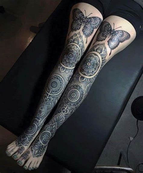 Leg Tattoo Designs For Ladies Idea Pictures Beautiful 50 Engaging