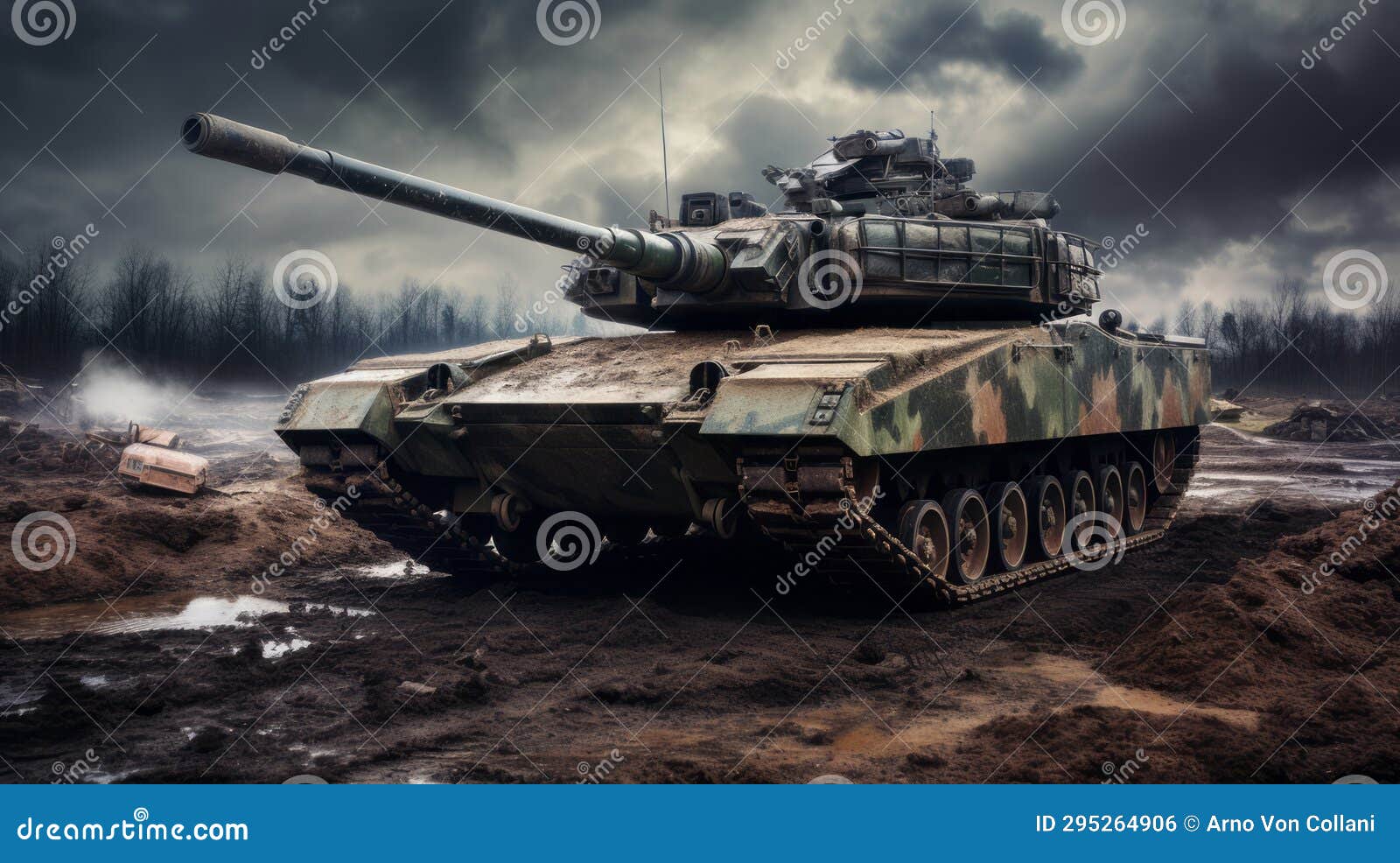 Leopard 2A The German Tank Powerhouse Illustration Of Military Might