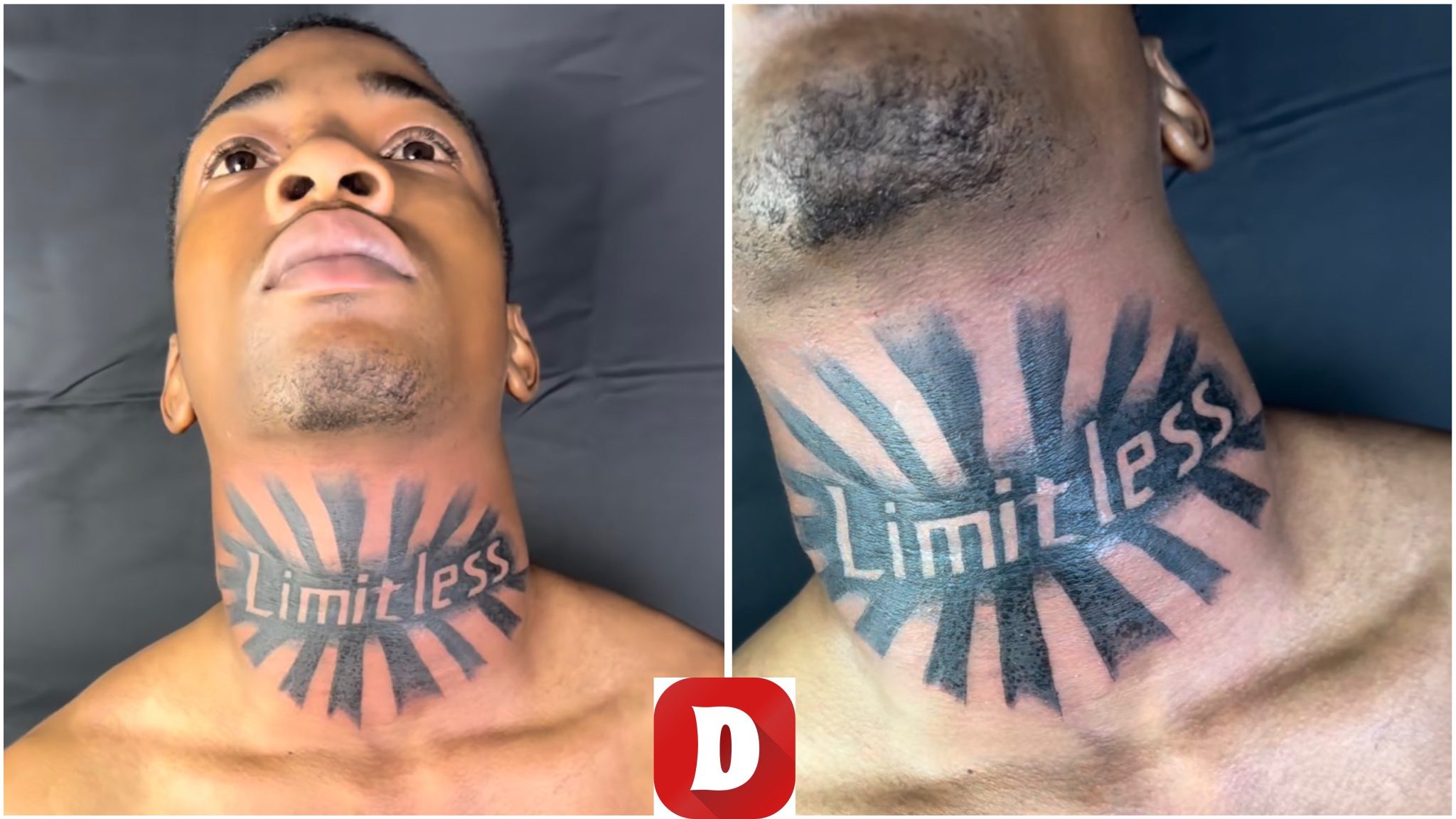 Limitless Throat Tattoo Designs for Fearless Individuals