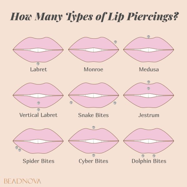 Lip Piercings Types