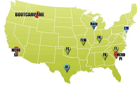 Army Basic Training Locations in the United States