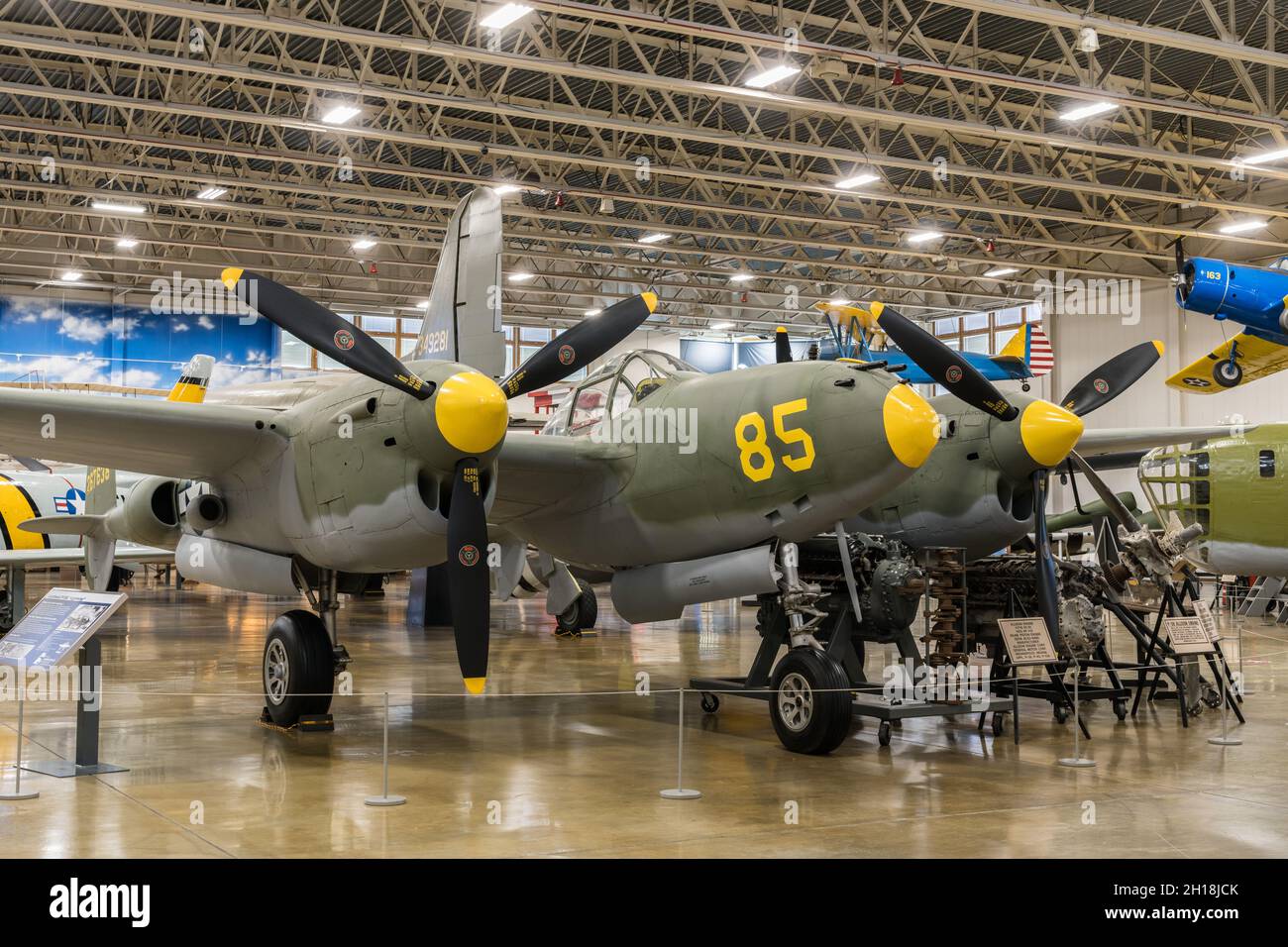 Lockheed P 38 Lightning Hill Aerospace Museum