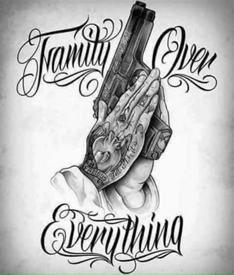 Loyalty Gangster Tattoo Designs for the Devoted Soul